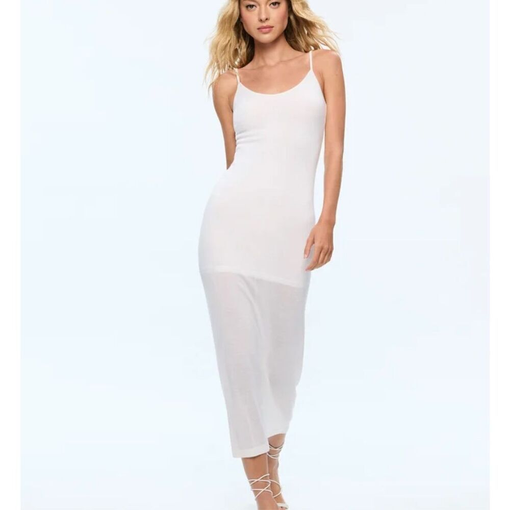 Alice + Olivia KALISA KNIT SLIP DRESS wool/silk/cashmere blend size M NWT